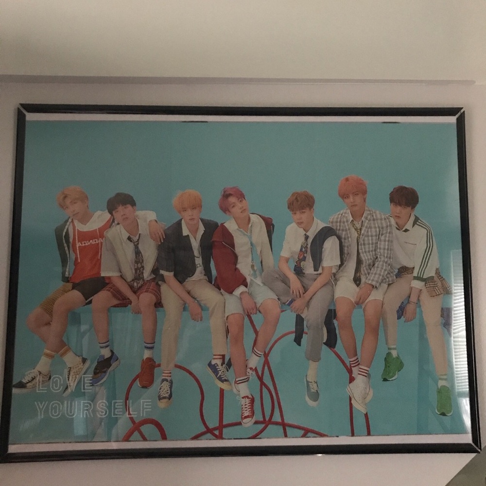 BTS Poster (frame not included)